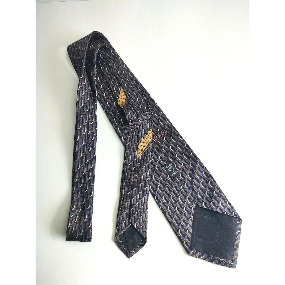 J.Z. Richards Men's Tie #6456-9 All‎ Silk Hand Crafted in USA